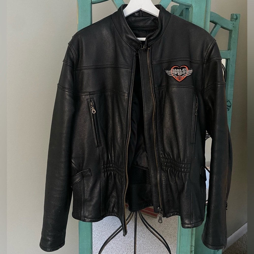 Women’s Leather Limited Motorcycle Jacket Size M